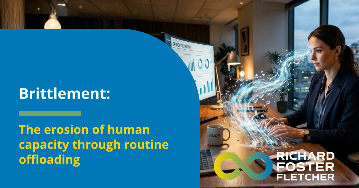 Brittlement: The erosion of human capacity through routine offloading