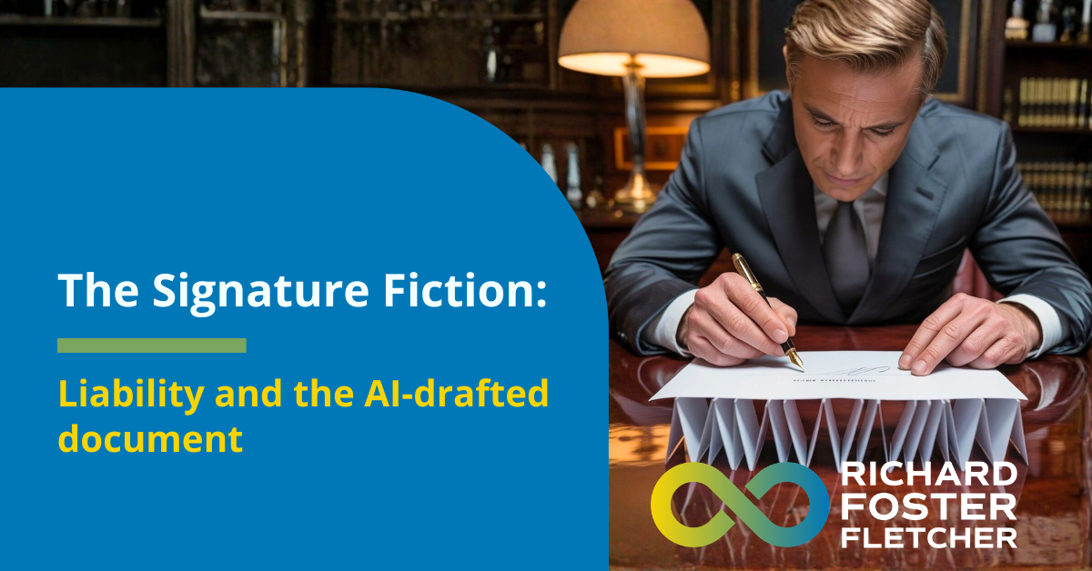 The Signature Fiction: Liability and the AI-drafted document